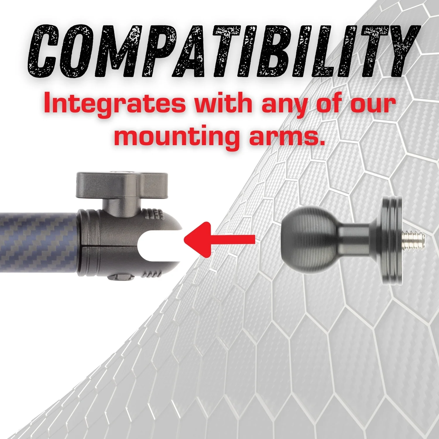 1/4"-20 Aluminum Camera Adapter with Integrated 20mm Ball - Image 5