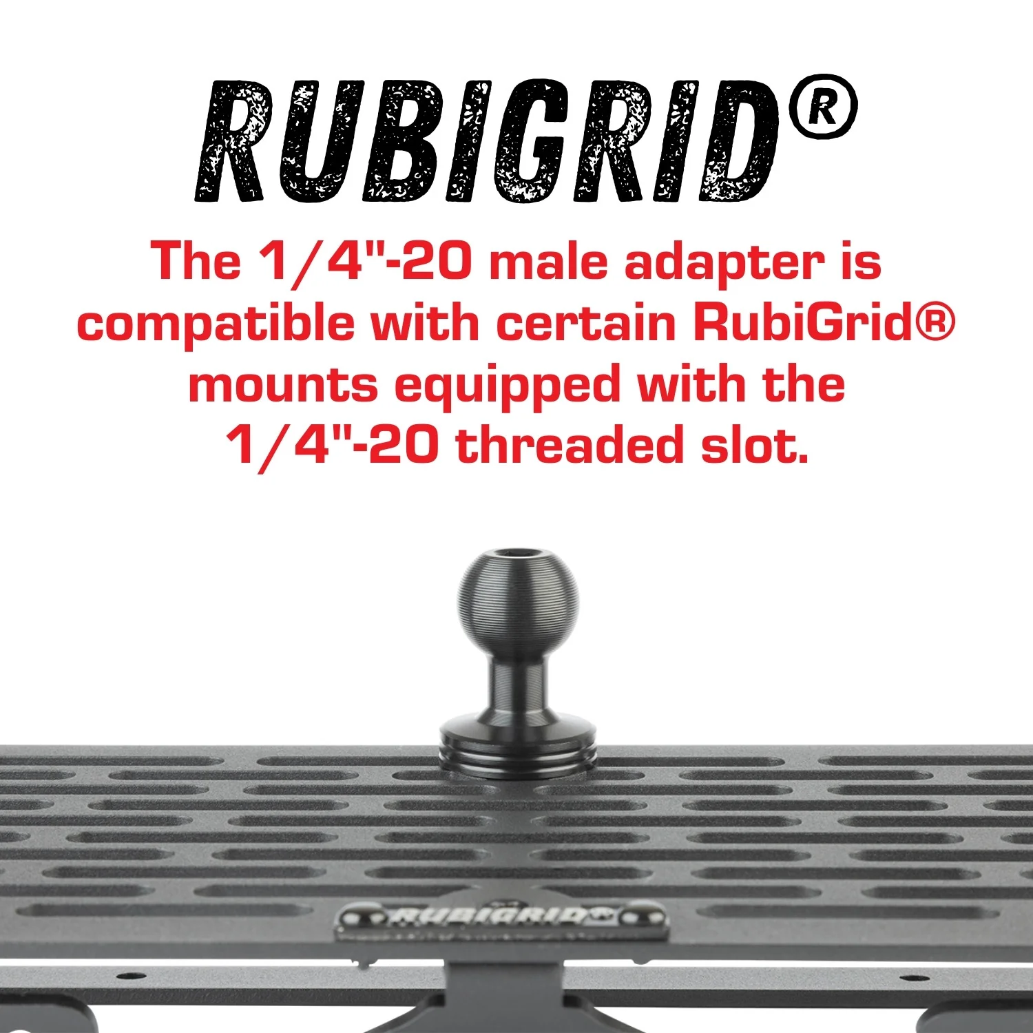 1/4"-20 Aluminum Camera Adapter with Integrated 20mm Ball - Image 6