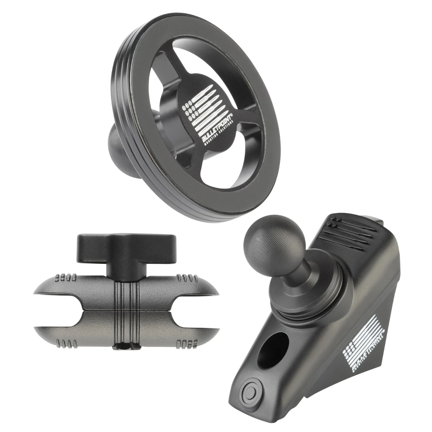 2018-2023 Jeep Wrangler JL + 2020-2023 Jeep Gladiator A-Pillar Grab Bar Mount with 20mm Ball - Image 11