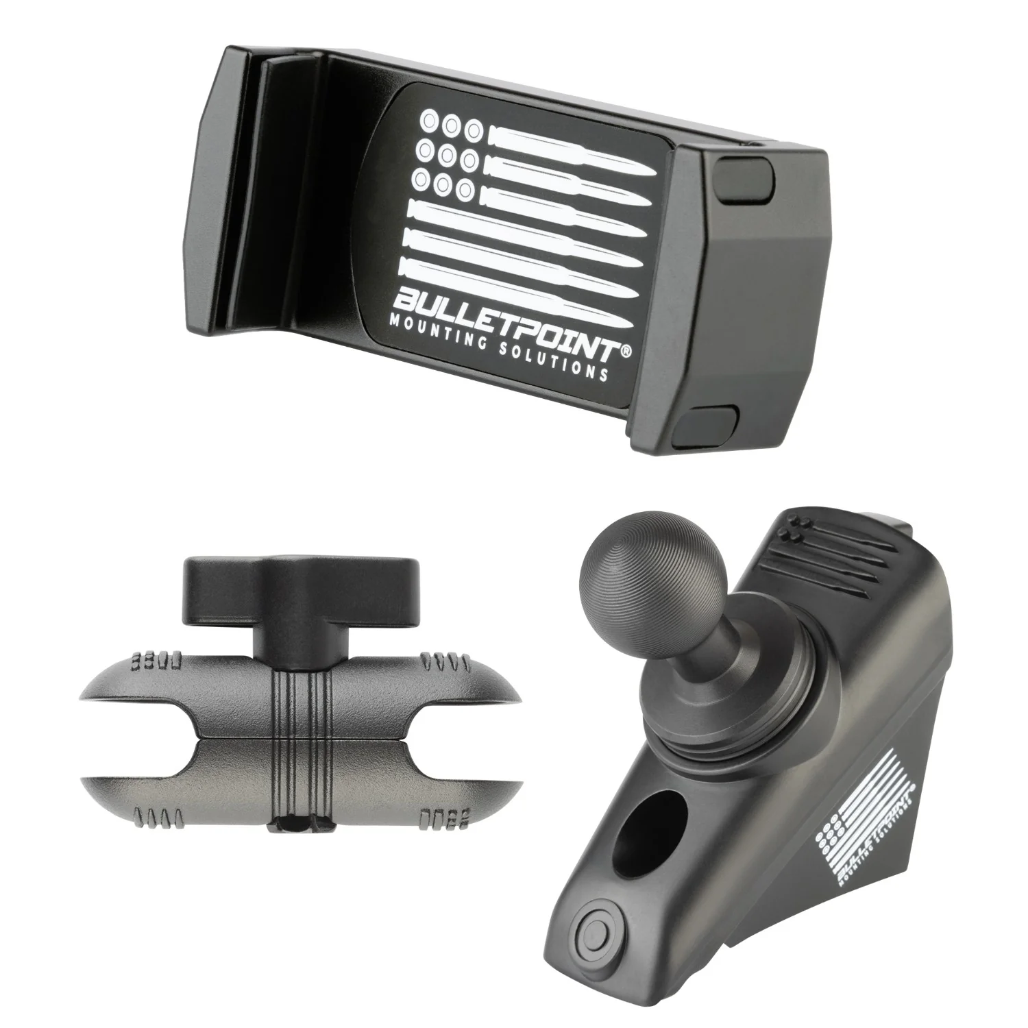 2018-2023 Jeep Wrangler JL + 2020-2023 Jeep Gladiator A-Pillar Grab Bar Mount with 20mm Ball - Image 8