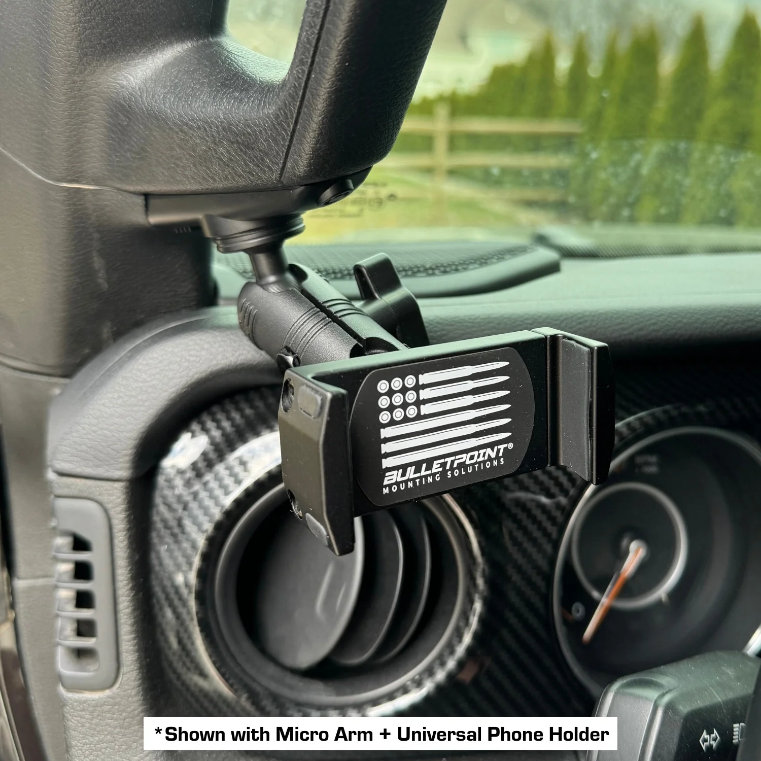 2018-2023 Jeep Wrangler JL + 2020-2023 Jeep Gladiator A-Pillar Grab Bar Mount with 20mm Ball - Image 9