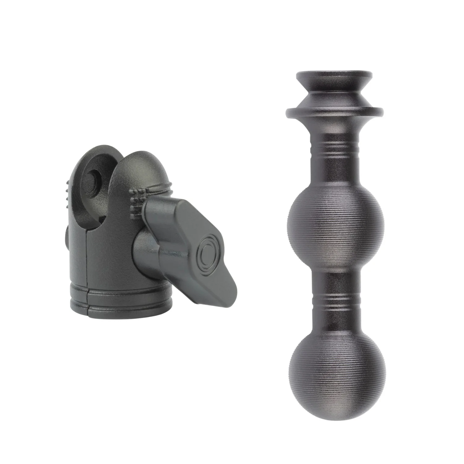 3-Way Connector - Dual 20mm Ball Mounts + Single 20mm Connector End - Image 3