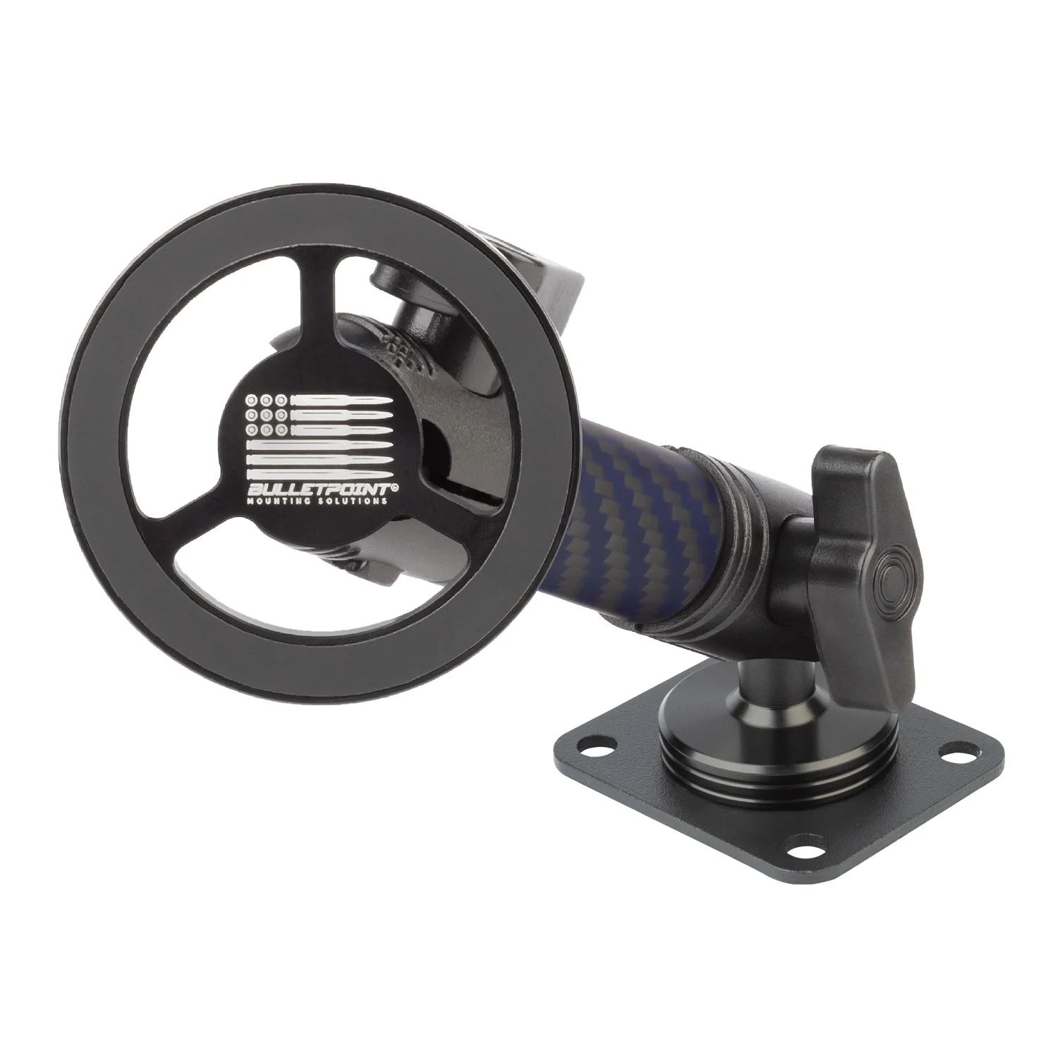 4-Hole AMPS Ball + 4cm Mounting Arm + Device Holder Kit for RubiGrid® Dash Mounts - Image 4