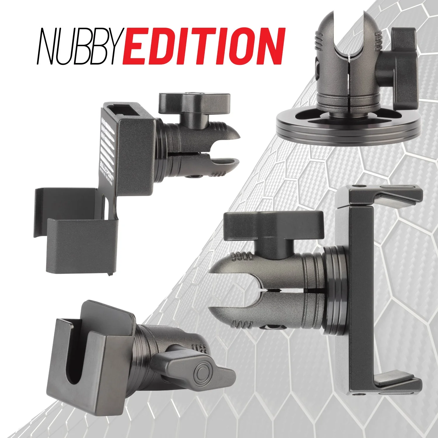 AMPS Compatible Mounting Plate with 1 inch Connector End Nubby Edition - Image 8