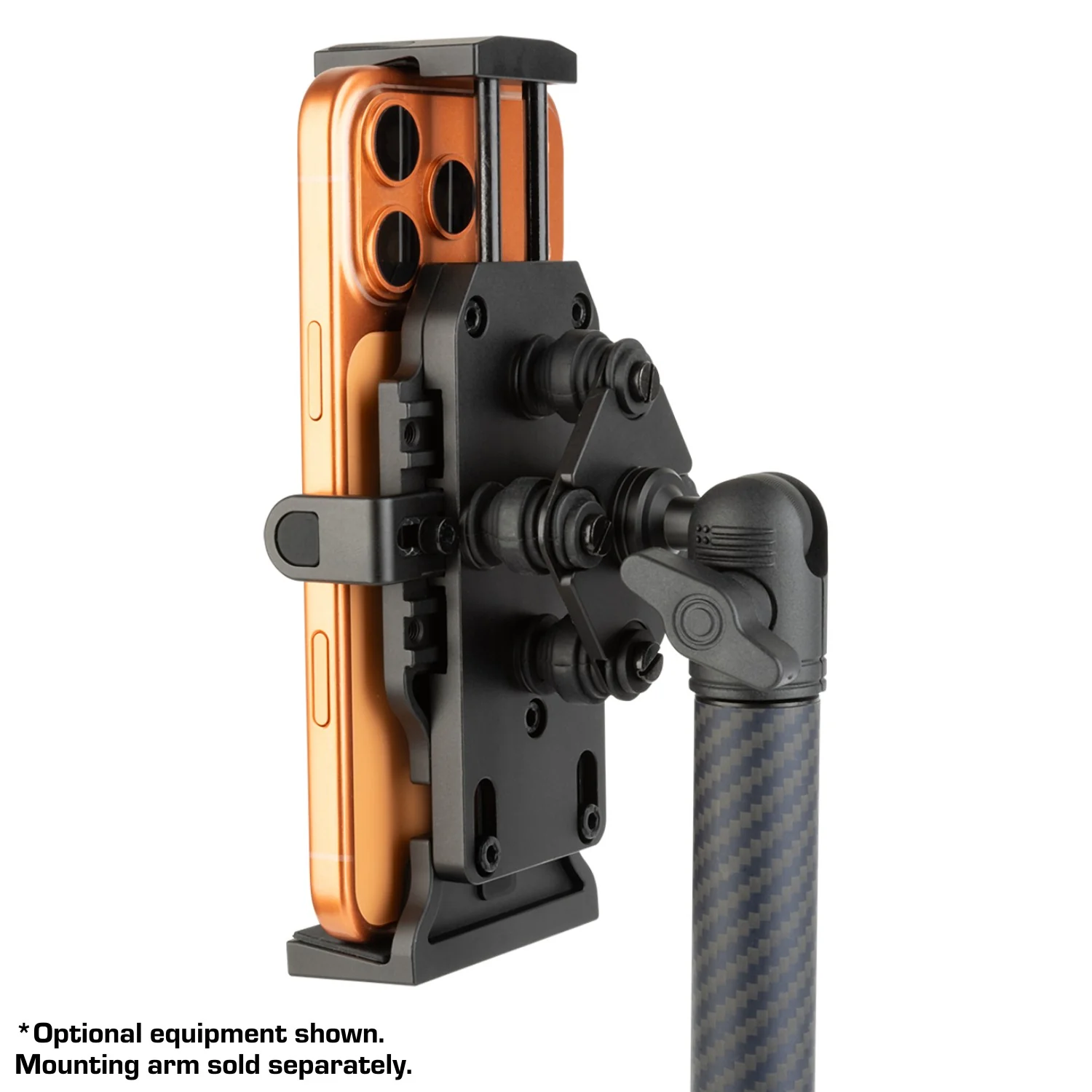 Anti-Vibration Universal Spring-Loaded Phone Holder with 20mm Ball - Image 12