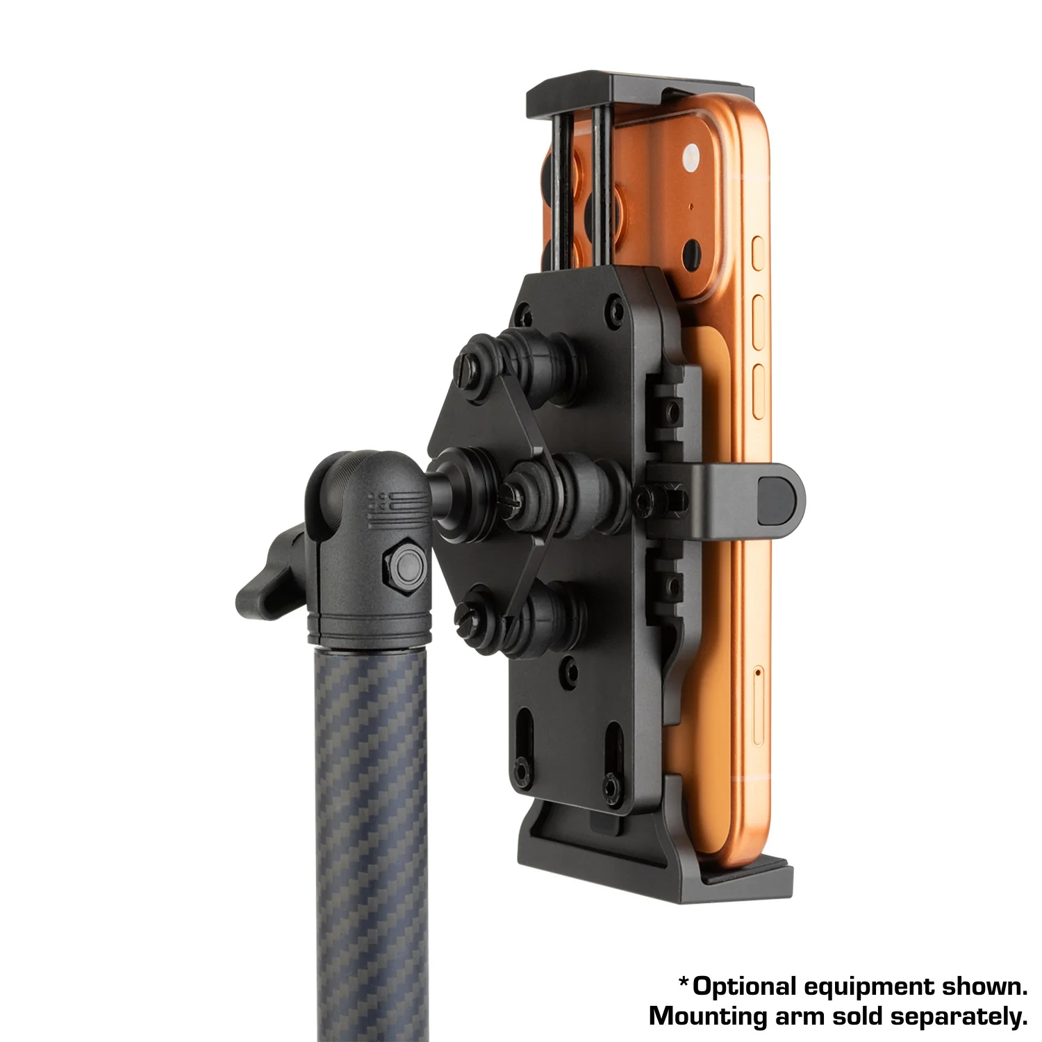 Anti-Vibration Universal Spring-Loaded Phone Holder with 20mm Ball - Image 6