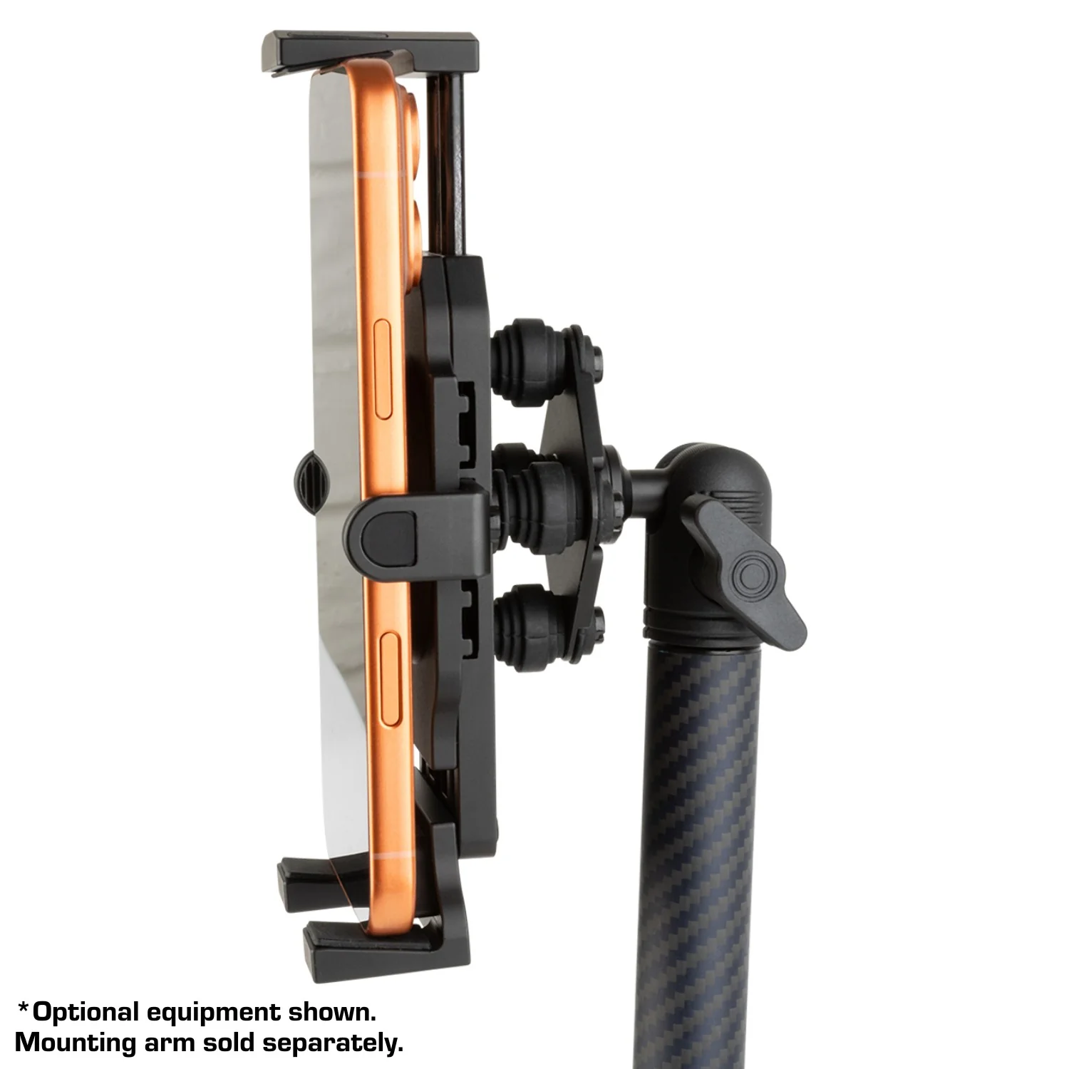 Anti-Vibration Universal Spring-Loaded Phone Holder with 20mm Ball - Image 8