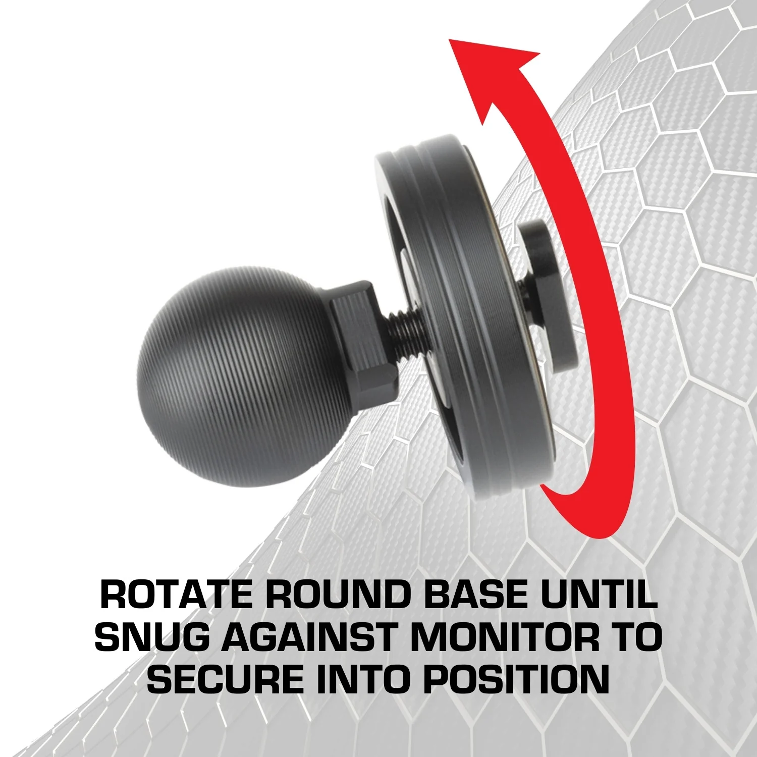 Backup Camera Monitor Mount & T-Bolt Adapter with 20mm Ball Mount - Image 7