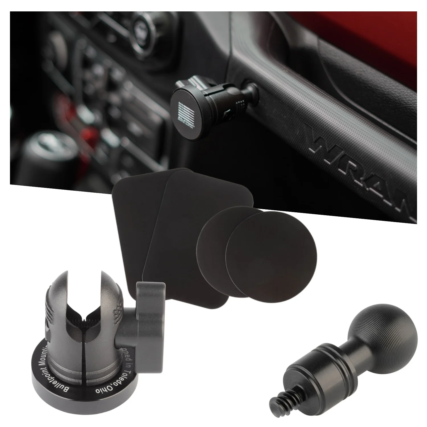 2018-2023 Jeep Wrangler JL + 2020-2023 Jeep Gladiator Grab Bar Mounting Point - Image 12