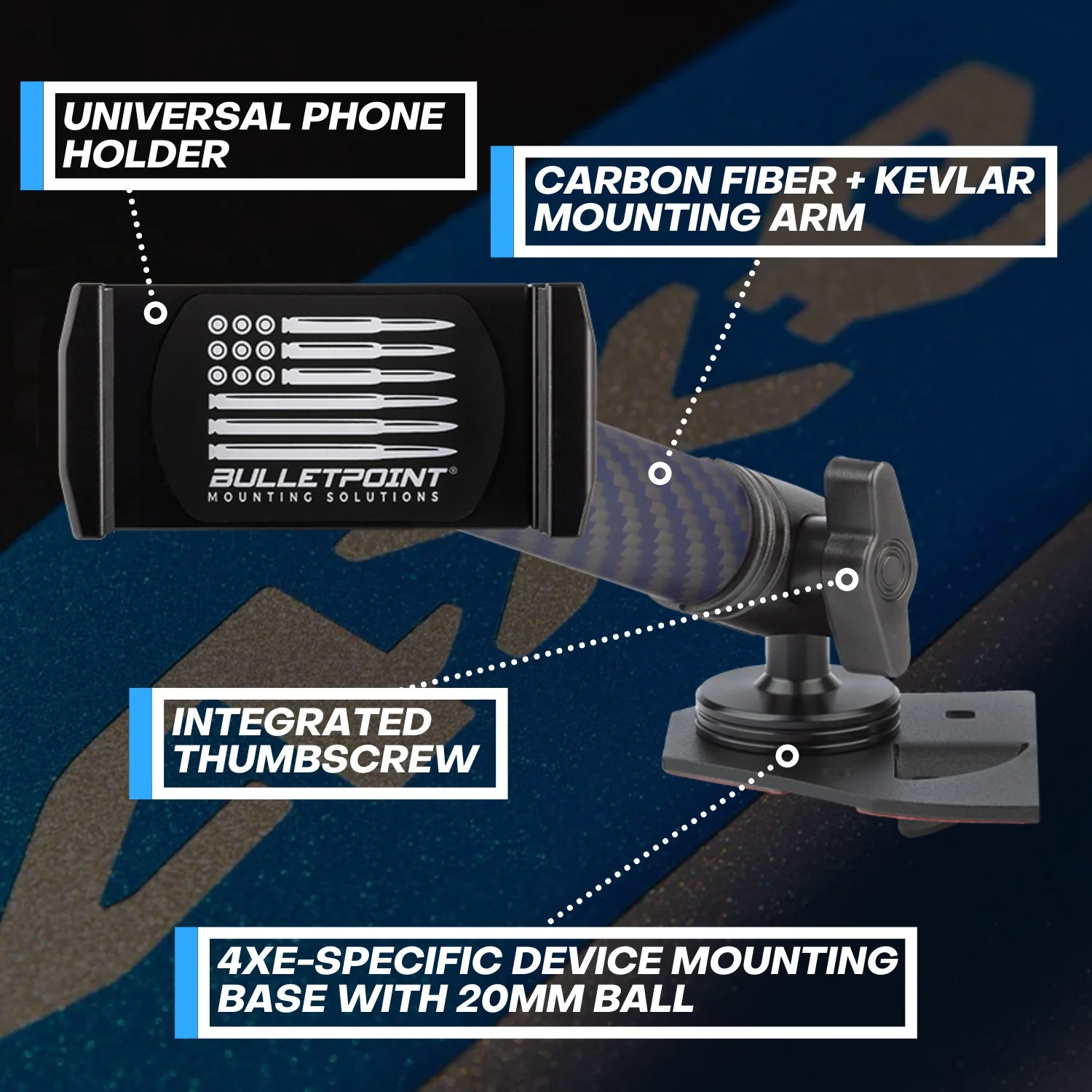 2021-2023 Jeep Wrangler JL 4xe Phone Holder Dash Mount - Image 4