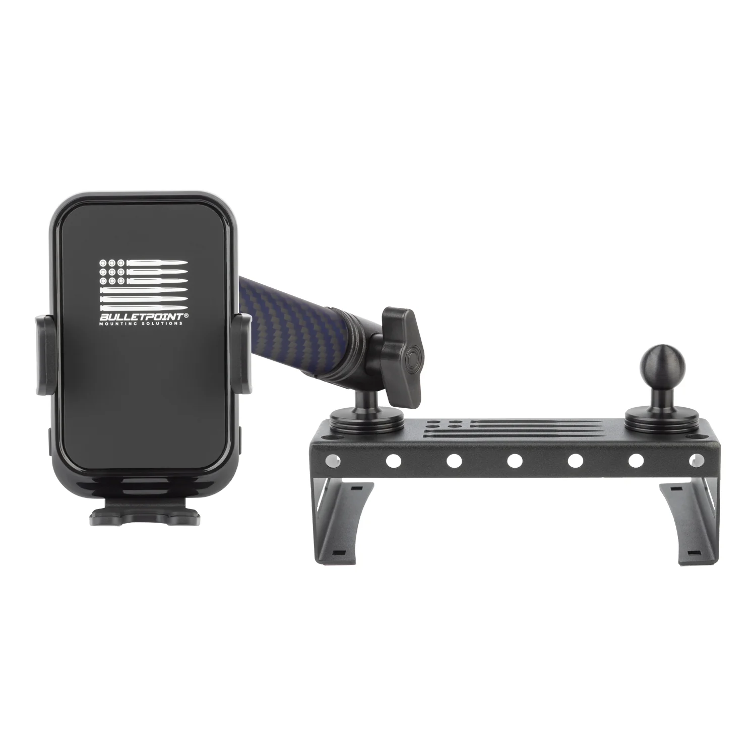 Metal Series 2015-2020 Ford F150 & 2017-2022 F250/F350/450 and 2018-2021 Ford Expedition - Dual 20mm Ball Dash Phone Mount (13th Generation) - Image 18