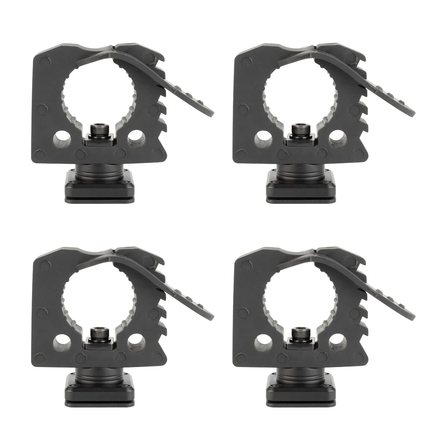 Quick Release Adjustable Clamp Mounts 1-1/4" to 1-5/8" Compatible with MOLLE Panels - Image 8