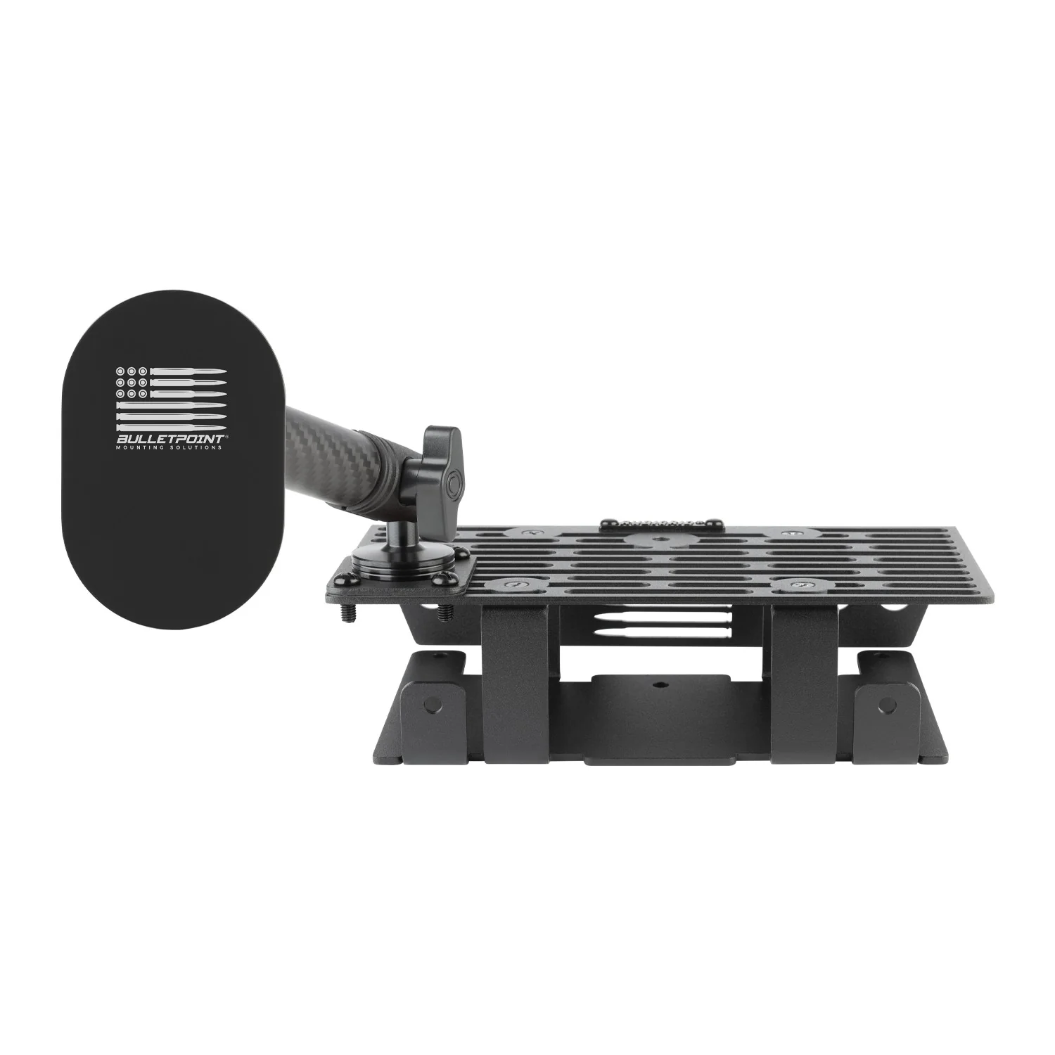 RubiGrid® 2015-2020 Ford F-150 + 2017-2022 F250/F350/450 + 2018-2021 Ford Expedition Dash Mount Phone + Device Holder with Black Arms - Image 19