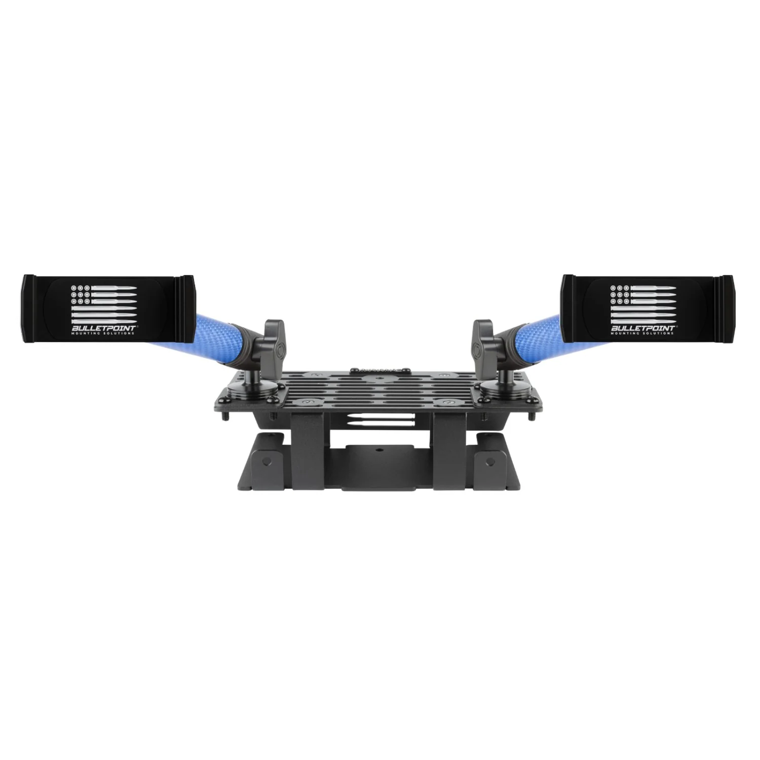 RubiGrid® 2015-2020 Ford F-150 + 2017-2022 F250/F350/450 + 2018-2021 Ford Expedition Dash Mount Phone + Device Holder with Blue Arms - Image 11