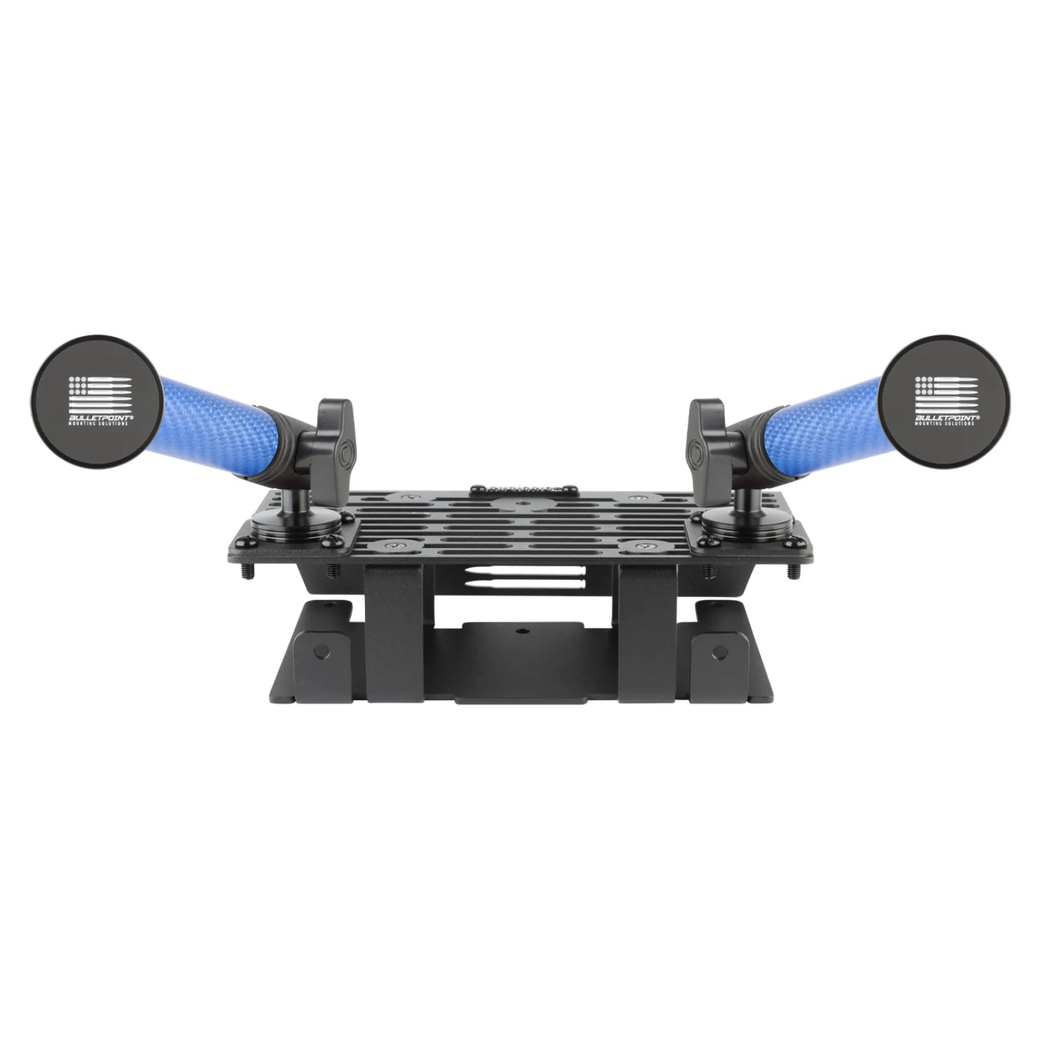 RubiGrid® 2015-2020 Ford F-150 + 2017-2022 F250/F350/450 + 2018-2021 Ford Expedition Dash Mount Phone + Device Holder with Blue Arms - Image 14