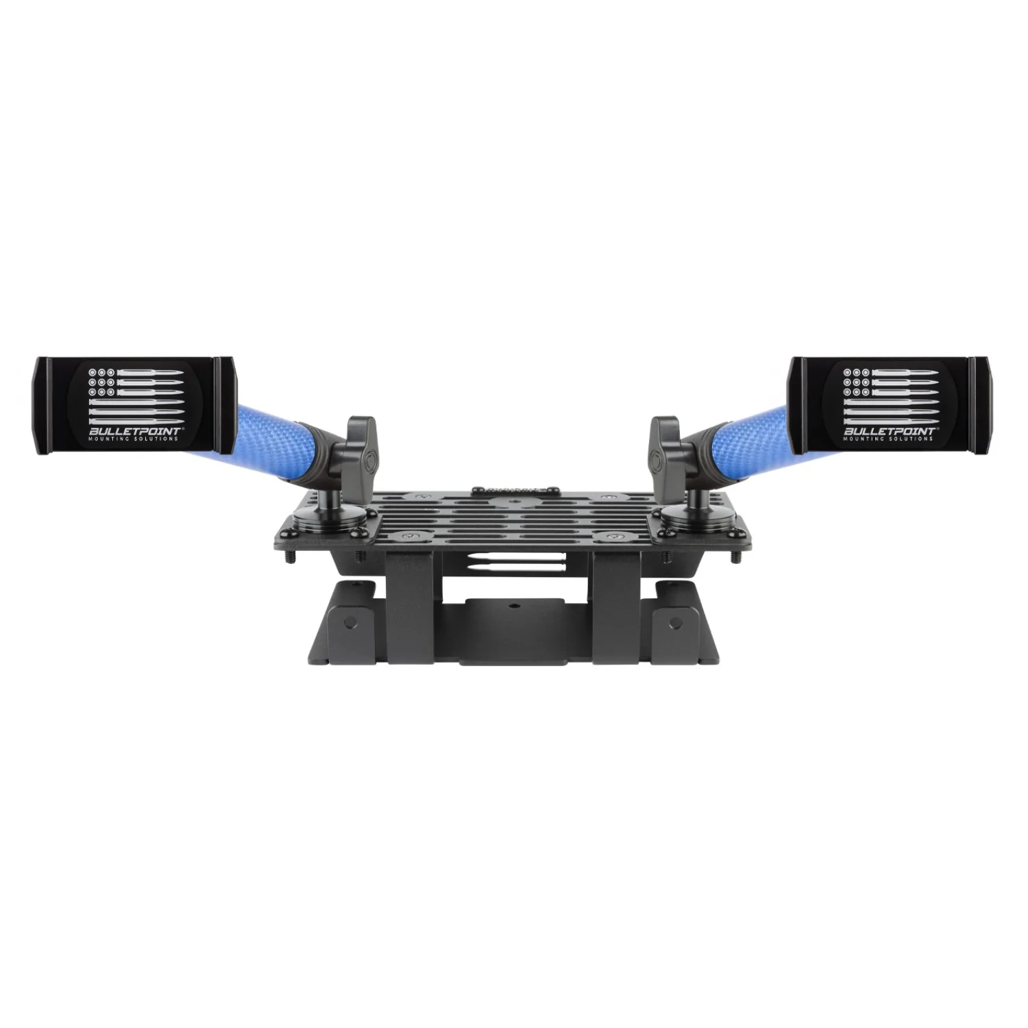 RubiGrid® 2015-2020 Ford F-150 + 2017-2022 F250/F350/450 + 2018-2021 Ford Expedition Dash Mount Phone + Device Holder with Blue Arms - Image 8