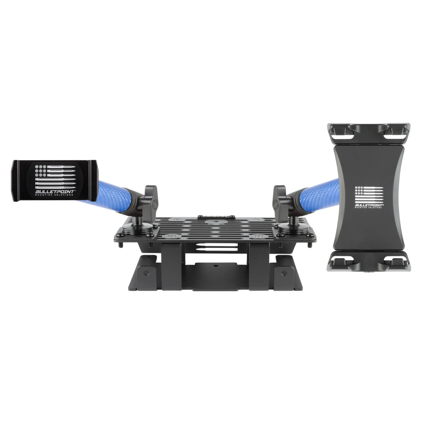 RubiGrid® 2015-2020 Ford F-150 + 2017-2022 F250/F350/450 + 2018-2021 Ford Expedition Dash Mount Phone + Device Holder with Blue Arms - Image 9