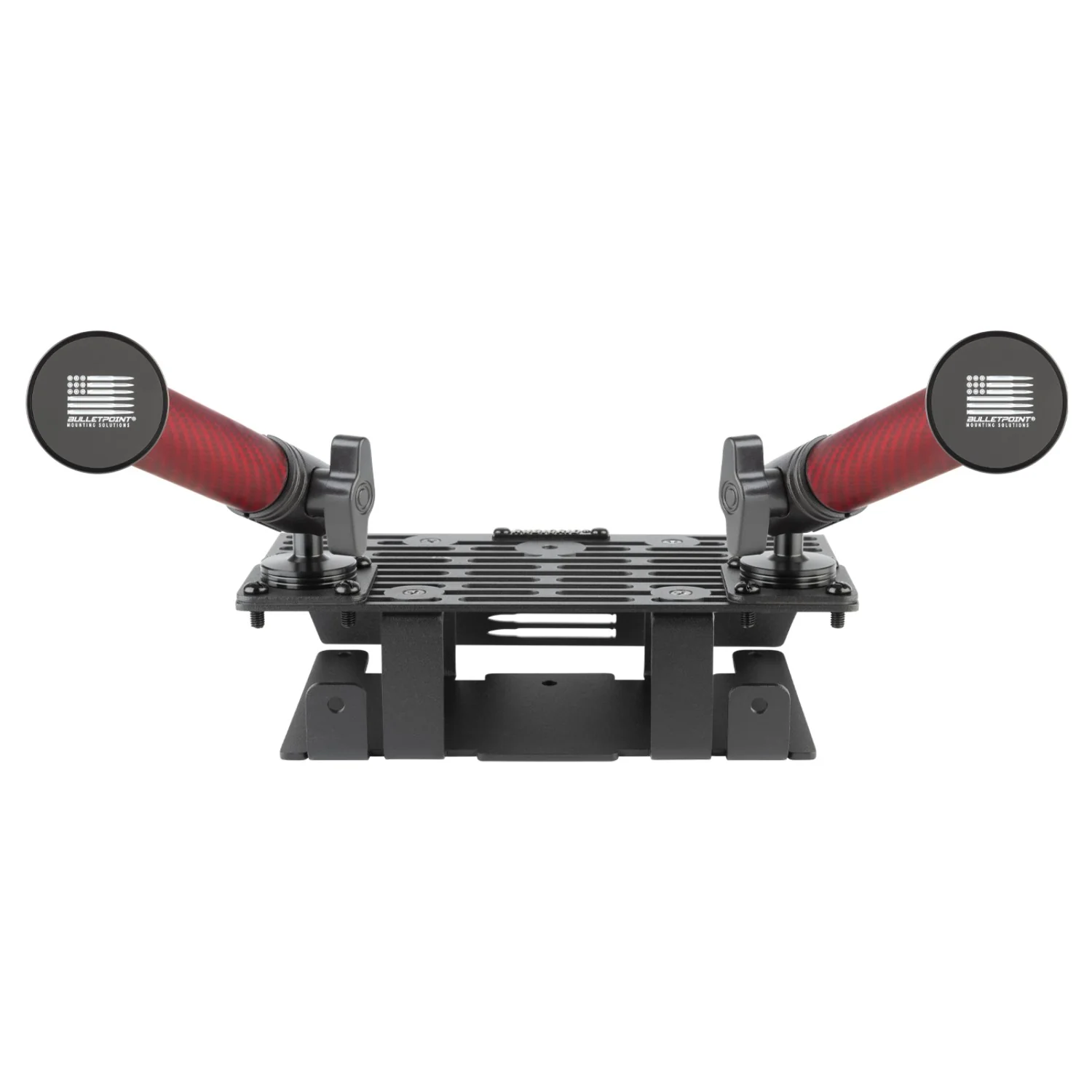 RubiGrid® 2015-2020 Ford F-150 + 2017-2022 F250/F350/450 + 2018-2021 Ford Expedition Dash Mount Phone + Device Holder with Red Arms - Image 18