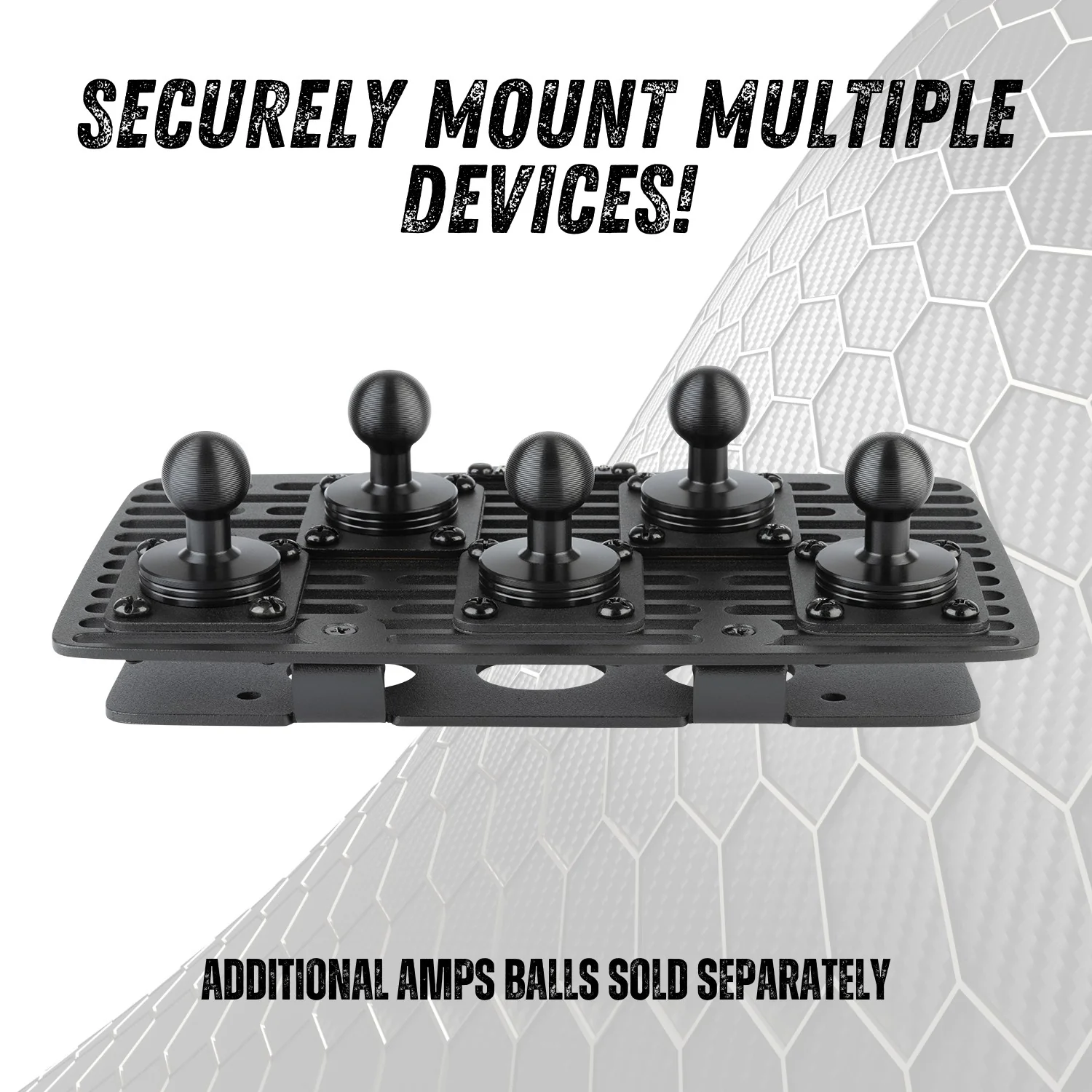 RubiGrid® 2019-2023 Ford Ranger Phone Holder Multi-Device Dash Mount - Image 4