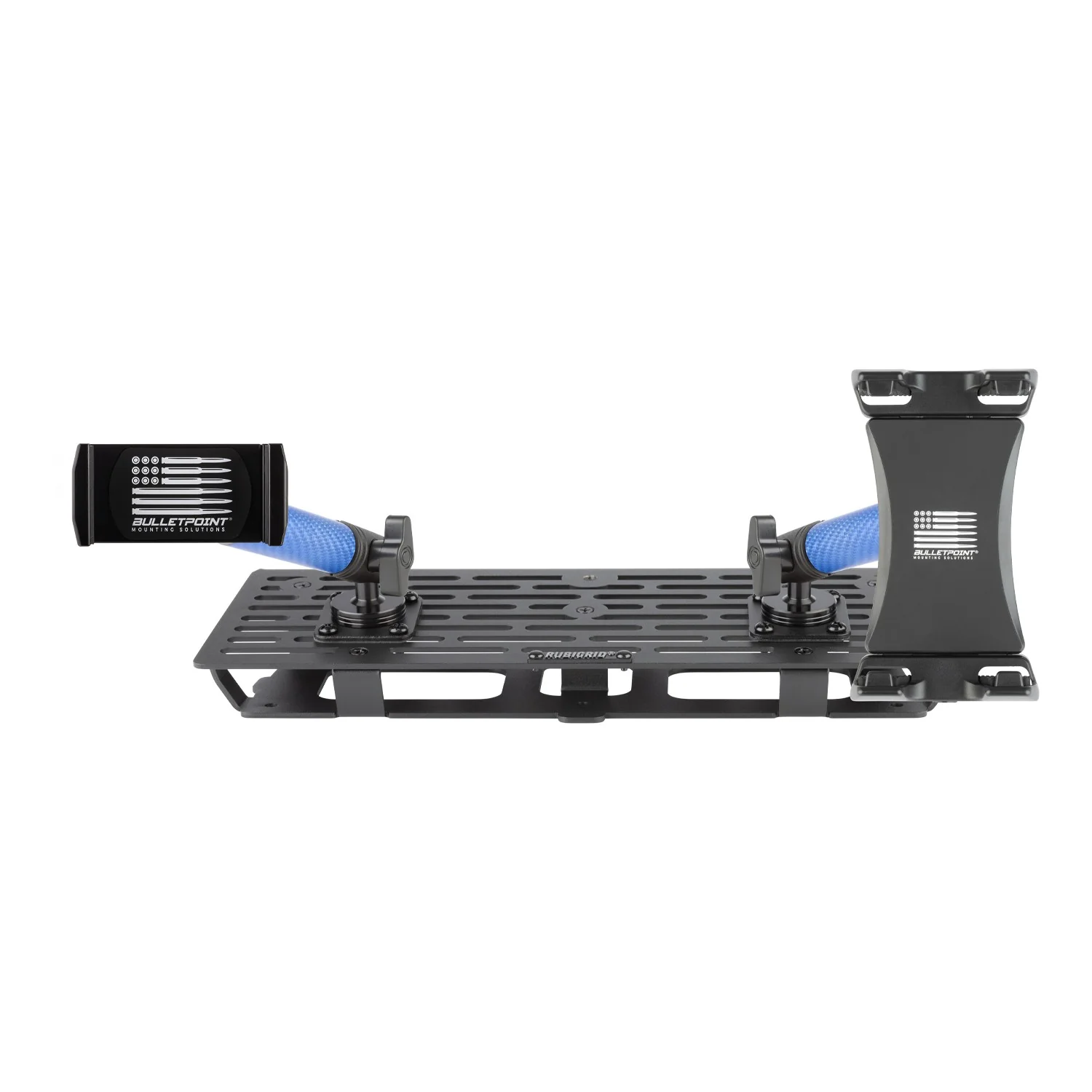 RubiGrid® 2023+ Ford Super Duty Dash Mount Phone + Device Holder with Blue Arms - Image 9