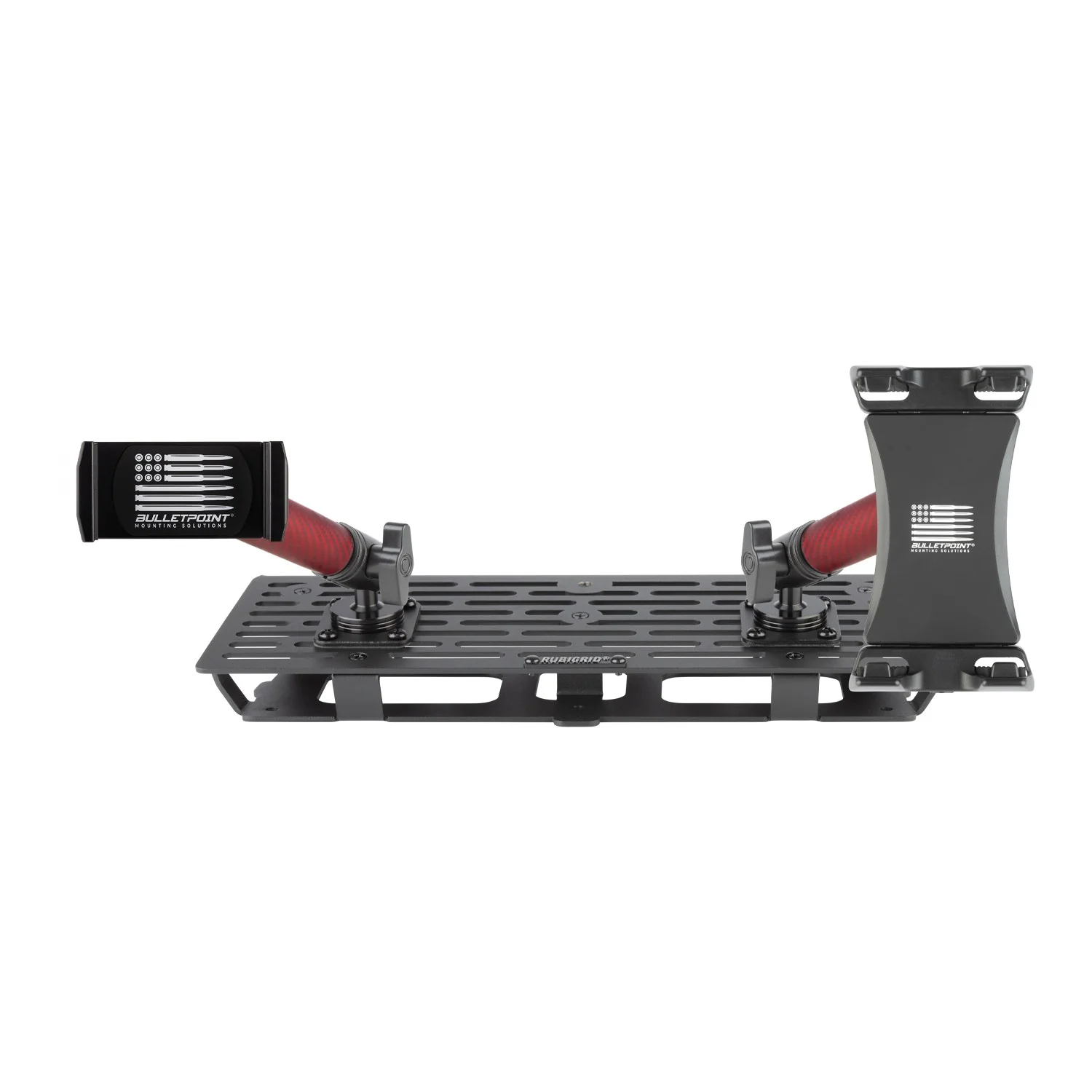 RubiGrid® 2023+ Ford Super Duty Dash Mount Phone + Device Holder with Red Arms - Image 9