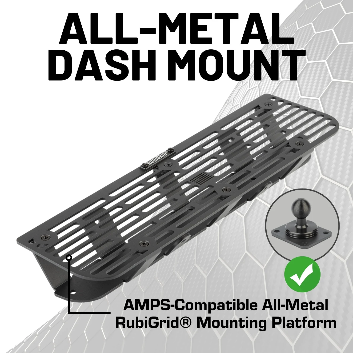 RubiGrid® 2024+ Ford F-150 & Raptor Phone Holder Multi-Device Dash Mount - Narrow Dash with 14 Speaker System - Image 4