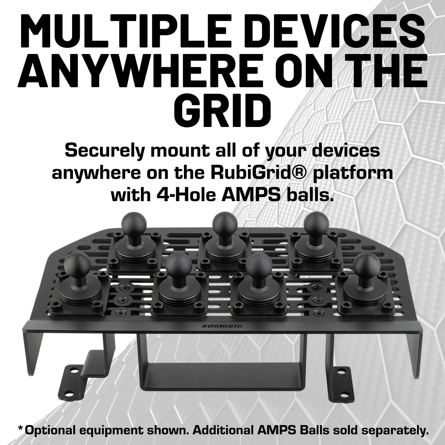 RubiGrid® 2024+ Toyota Land Cruiser Dash Mount Phone + Device Holder - Image 4