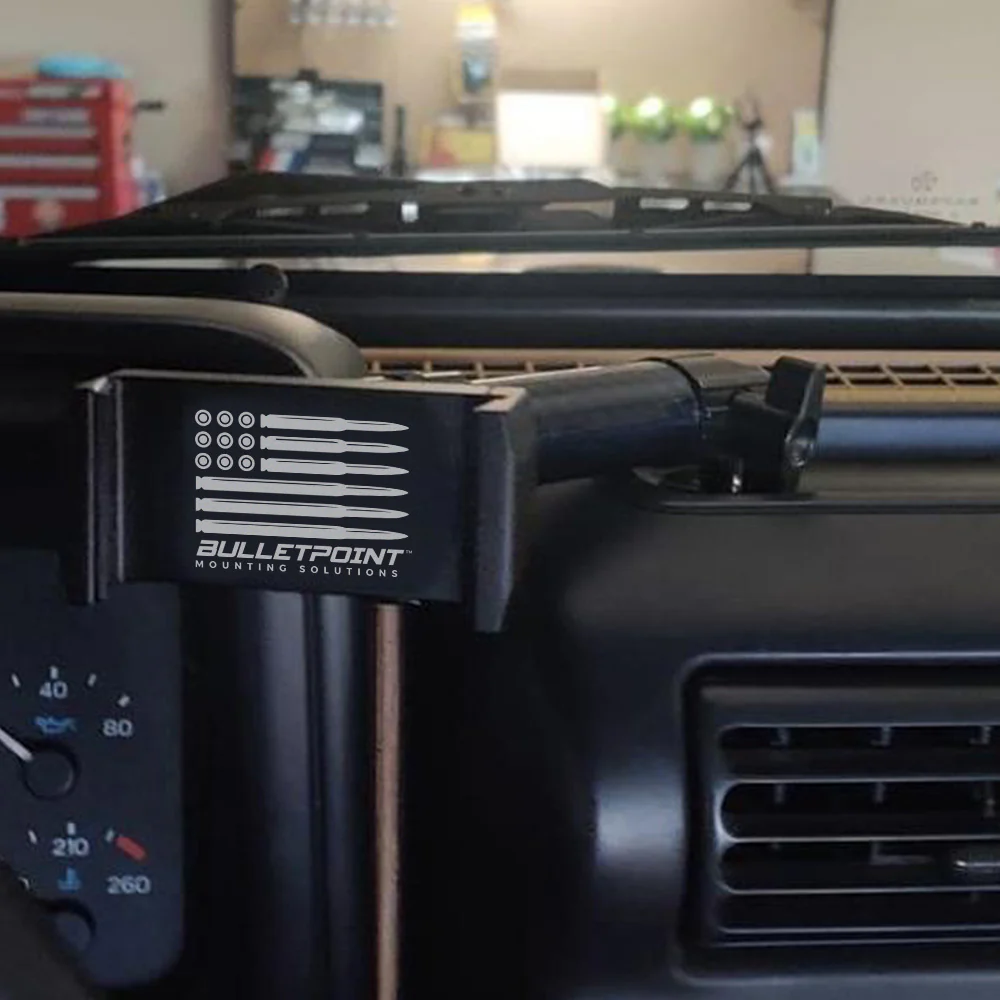 Universal Phone Mount Holder for Jeep Wrangler JK (2007-2010), TJ (97-06) - Universal Application - Single Ball - Image 3