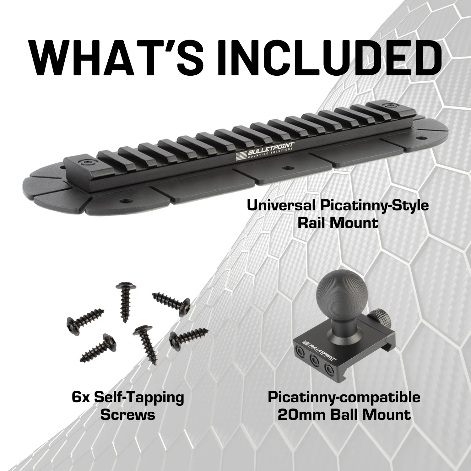 Universal Picatinny-Style Rail Mount with Flexible Attachment Base - Image 5