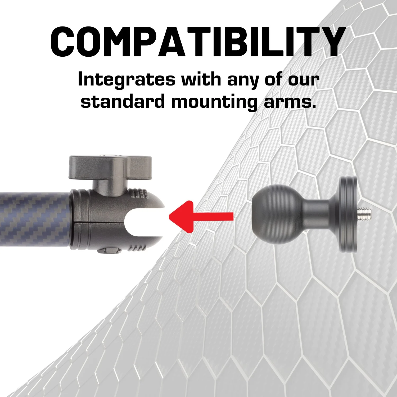 Yaesu Compatible Aluminum Display Adapter with Integrated 20mm Ball Mount - Image 6